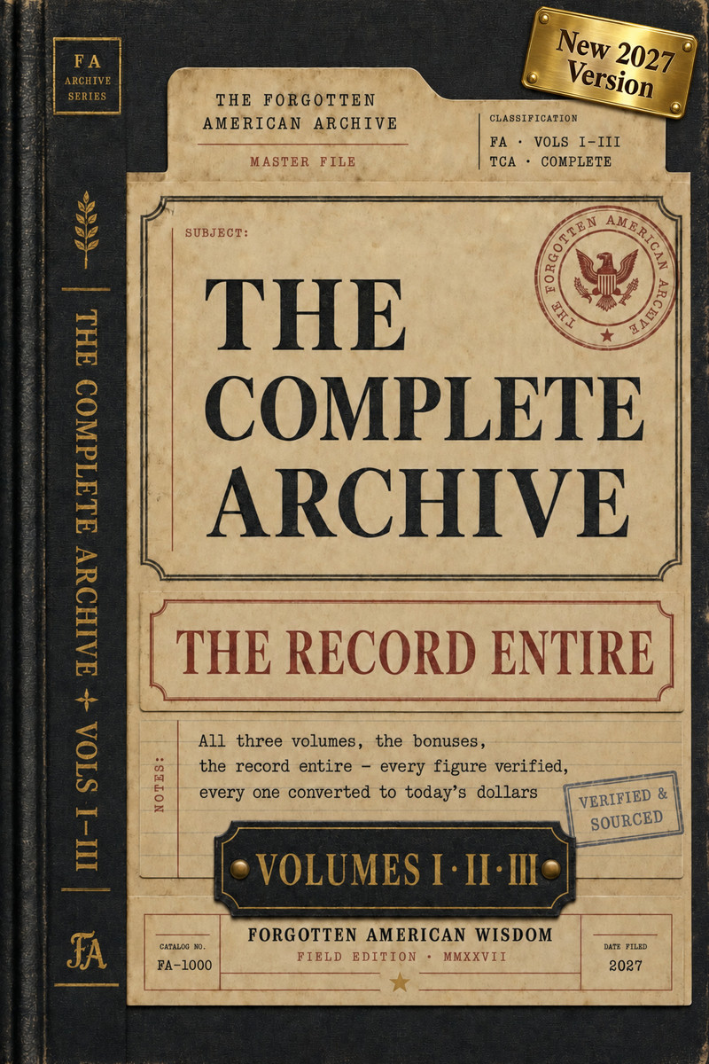 The Complete Archive cover: black cloth, Volumes I, II and III