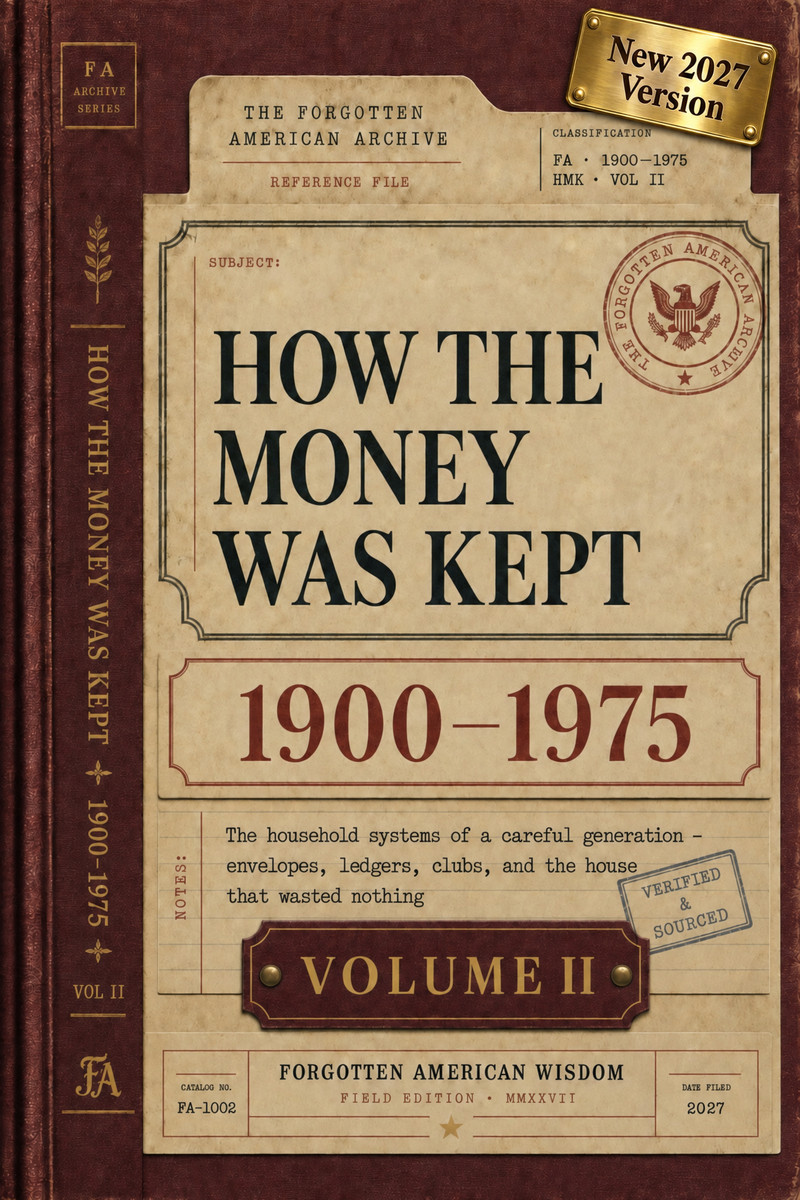 Volume II cover: How the Money Was Kept